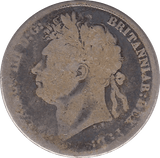 1821 SHILLING ( FAIR ) - SHILLING - Cambridgeshire Coins