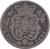 1821 SHILLING ( FAIR ) - SHILLING - Cambridgeshire Coins
