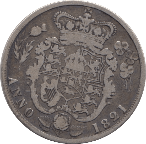 1821 SHILLING ( FINE ) - Shilling - Cambridgeshire Coins