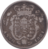 1821 SHILLING ( FINE ) - SHILLING - Cambridgeshire Coins