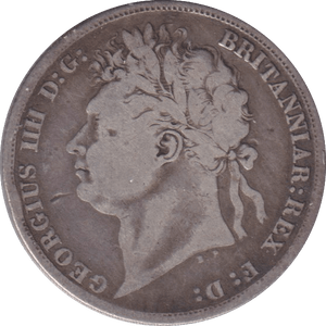 1821 SHILLING ( FINE ) - SHILLING - Cambridgeshire Coins