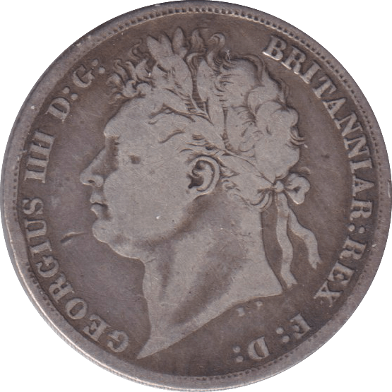 1821 SHILLING ( FINE ) - SHILLING - Cambridgeshire Coins