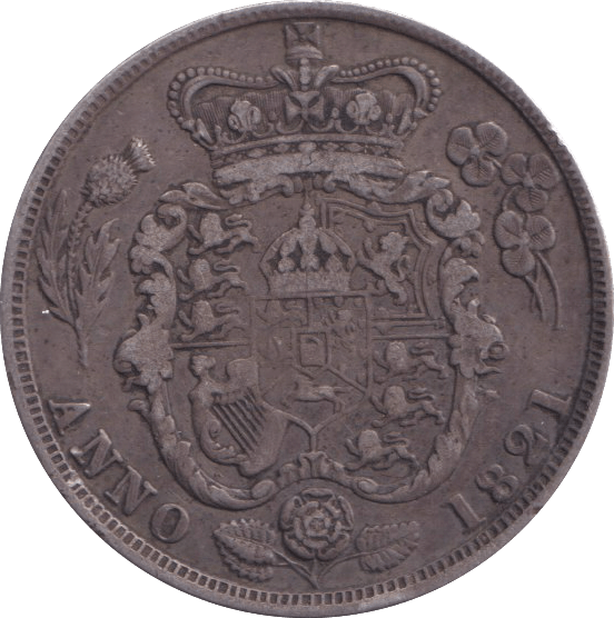 1821 SHILLING ( GVF ) - SHILLING - Cambridgeshire Coins