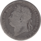 1821 SHILLING ( NF ) - SHILLING - Cambridgeshire Coins