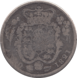 1821 SHILLING ( NF ) - SHILLING - Cambridgeshire Coins
