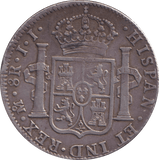 1821 SILVER 8 REALES MEXICO SPANISH COLONY - SILVER WORLD COINS - Cambridgeshire Coins