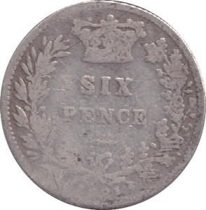 1821 SIXPENCE ( FAIR ) - SIXPENCE - Cambridgeshire Coins