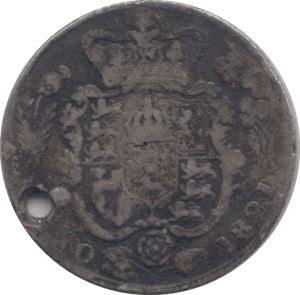 1821 SIXPENCE GREAT BRITAIN - SILVER WORLD COINS - Cambridgeshire Coins
