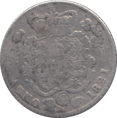 1821 SIXPENCE ( NF ) - SIXPENCE - Cambridgeshire Coins