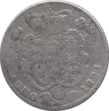 1821 SIXPENCE ( NF ) - SIXPENCE - Cambridgeshire Coins
