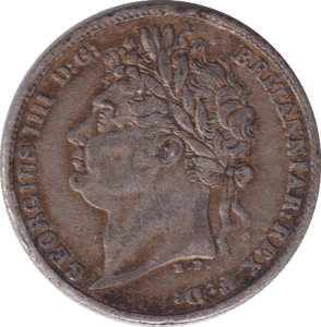 1821 SIXPENCE ( VF ) - SIXPENCE - Cambridgeshire Coins