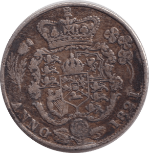 1821 SIXPENCE ( VF ) - SIXPENCE - Cambridgeshire Coins