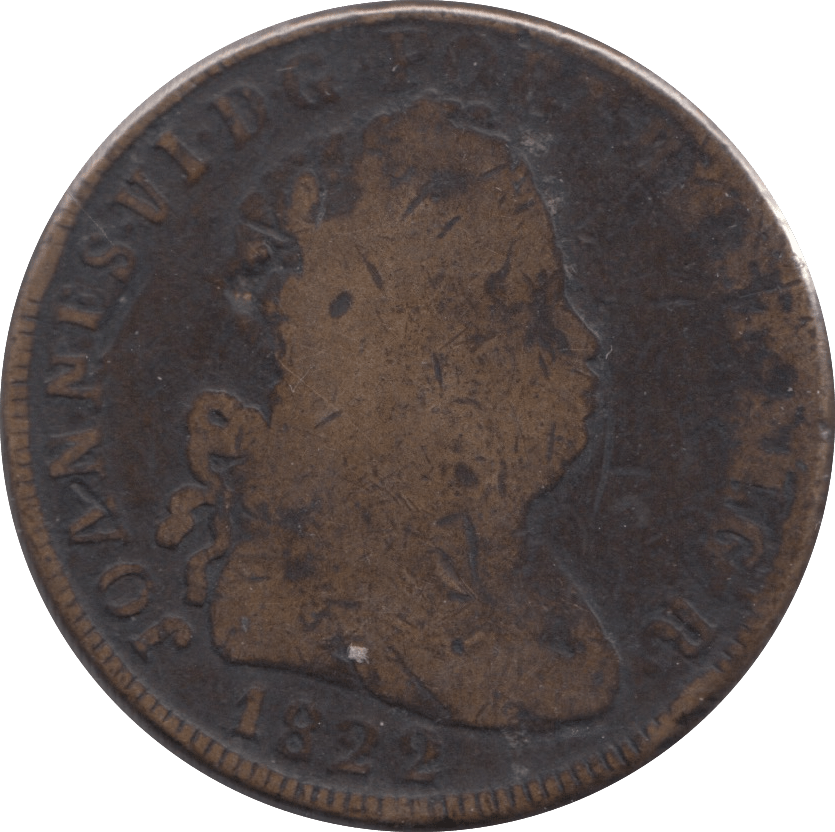 1822 40 CENTAVOS PORTUGAL - WORLD COINS - Cambridgeshire Coins