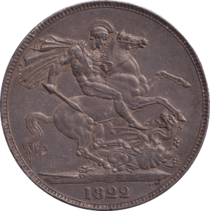 1822 CROWN ( EF ) - CROWN - Cambridgeshire Coins