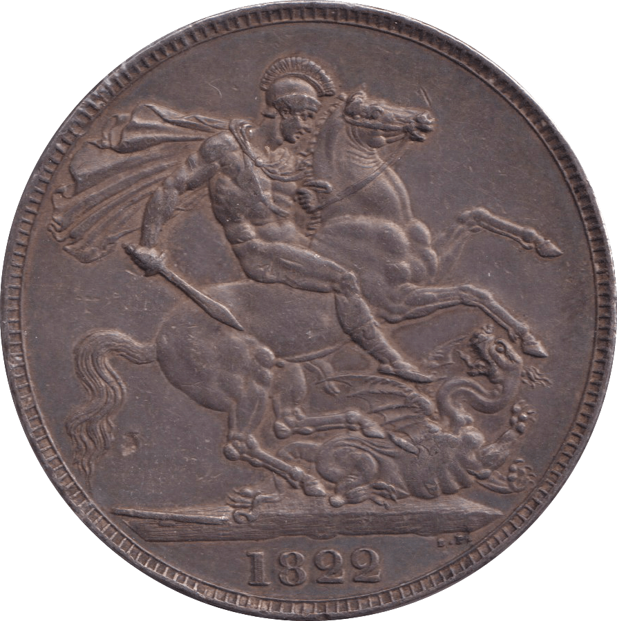 1822 CROWN ( EF ) - CROWN - Cambridgeshire Coins