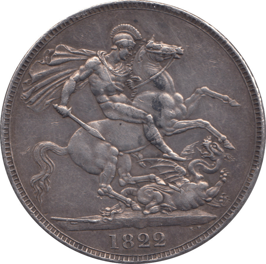 1822 CROWN ( EF ) - HALFCROWN - Cambridgeshire Coins