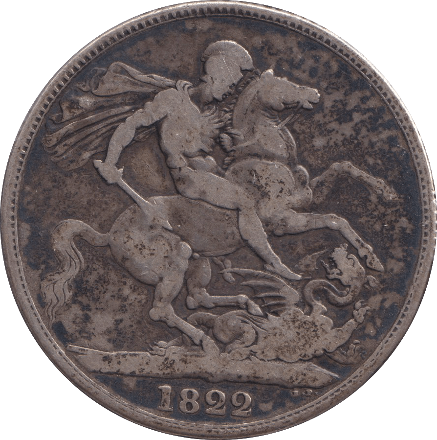 1822 CROWN F59 ( NF ) - CROWN - Cambridgeshire Coins