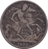 1822 CROWN F59 ( NF ) - CROWN - Cambridgeshire Coins