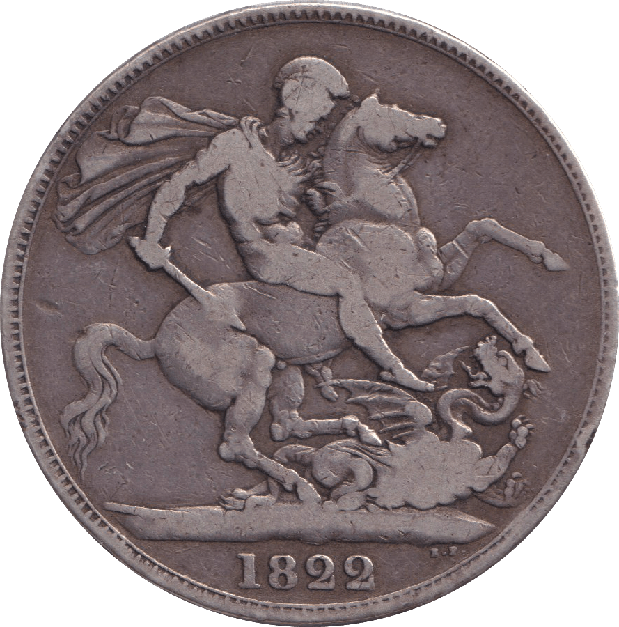 1822 CROWN ( FINE ) - CROWN - Cambridgeshire Coins