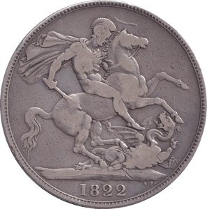 1822 CROWN ( FINE ) - CROWN - Cambridgeshire Coins