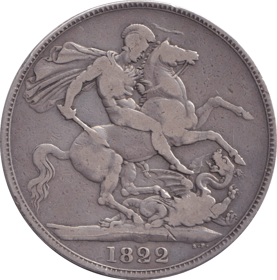 1822 CROWN ( FINE ) - CROWN - Cambridgeshire Coins