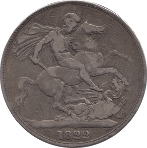 1822 CROWN ( FINE ) - CROWN - Cambridgeshire Coins