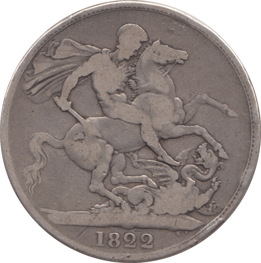 1822 CROWN ( FINE ) - CROWN - Cambridgeshire Coins