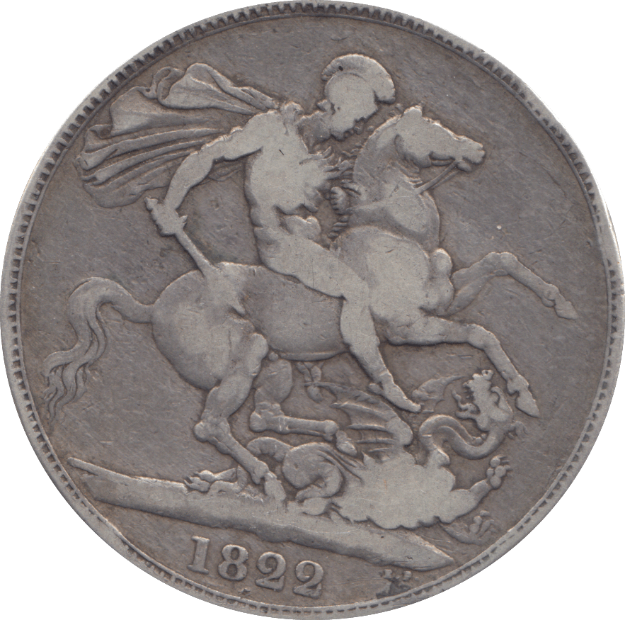 1822 CROWN ( FINE ) - CROWN - Cambridgeshire Coins