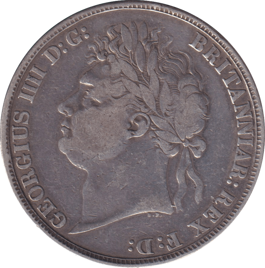 1822 CROWN ( FINE ) - FLORIN - Cambridgeshire Coins