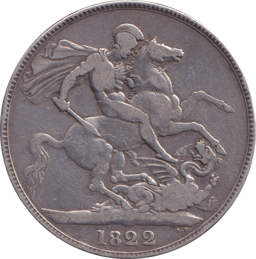 1822 CROWN ( FINE ) - FLORIN - Cambridgeshire Coins