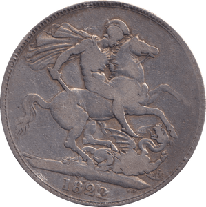 1822 CROWN ( FINE ) TERTIO - CROWN - Cambridgeshire Coins