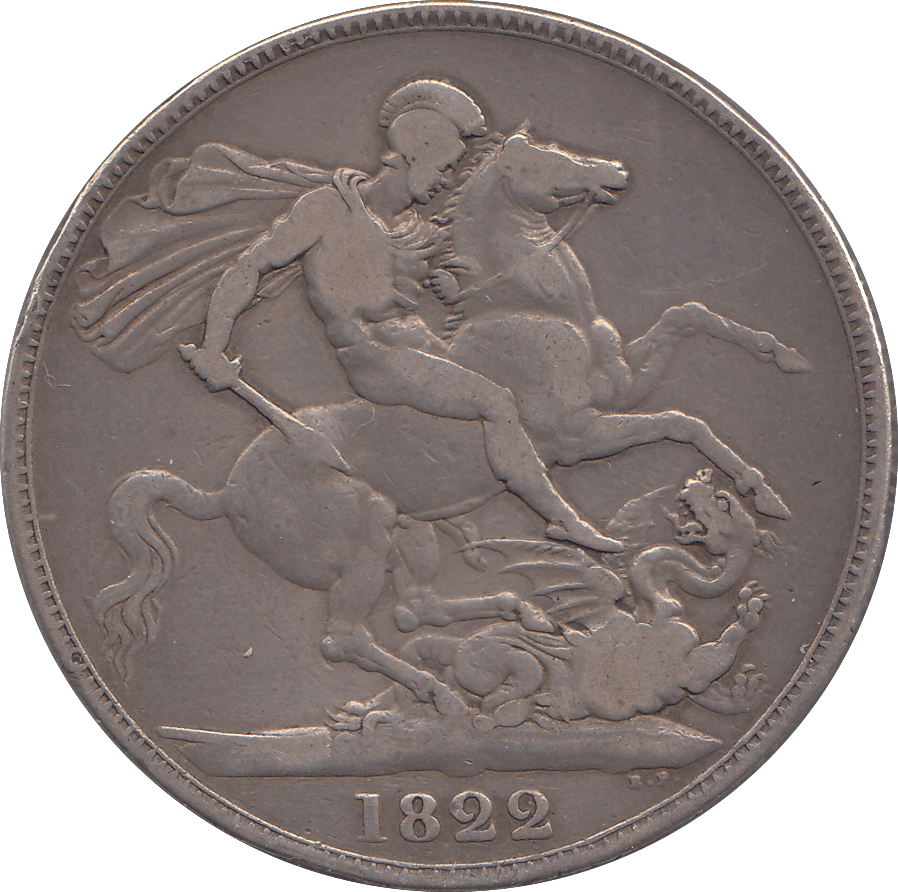 1822 CROWN ( GF ) TERTIO - CROWN - Cambridgeshire Coins