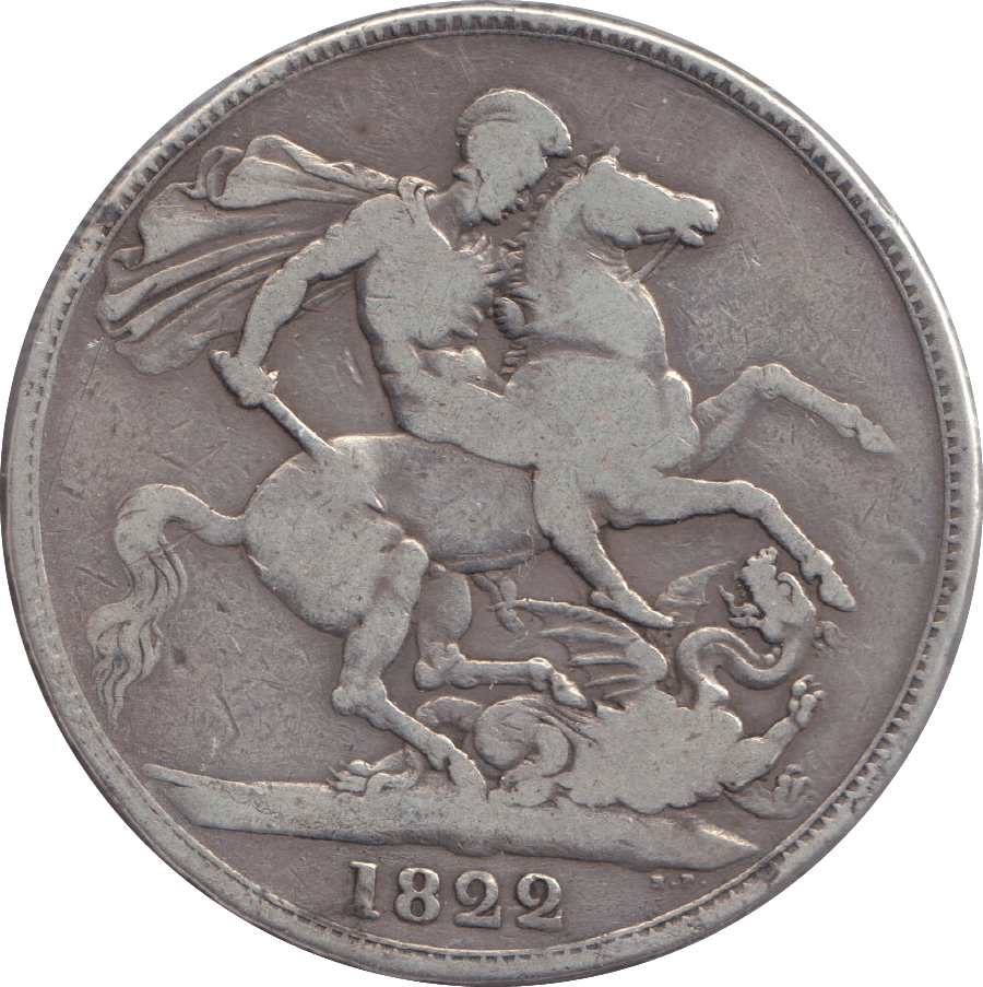 1822 CROWN ( NF ) - CROWN - Cambridgeshire Coins