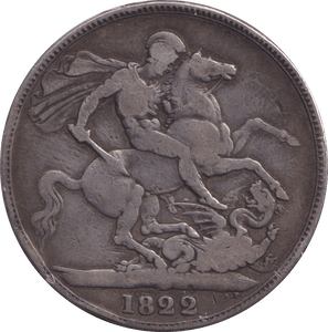 1822 CROWN ( NF ) - CROWN - Cambridgeshire Coins