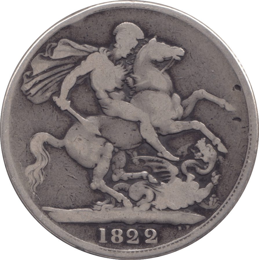 1822 CROWN ( NF ) TERTIO - CROWN - Cambridgeshire Coins