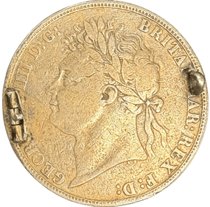 1822 ENAMELLED CROWN EX-MOUNT - CROWN - Cambridgeshire Coins
