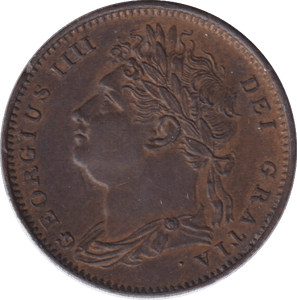 1822 FARTHING ( AUNC ) - FARTHING - Cambridgeshire Coins