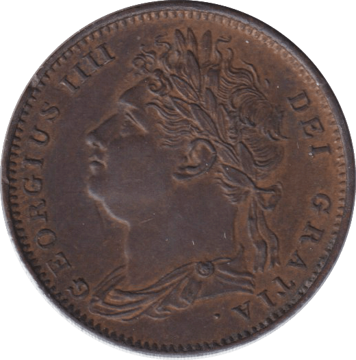 1822 FARTHING ( AUNC ) - FARTHING - Cambridgeshire Coins