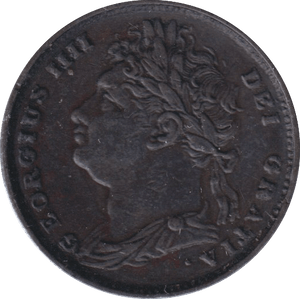 1822 FARTHING ( EF ) - FARTHING - Cambridgeshire Coins