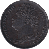 1822 FARTHING ( EF ) - FARTHING - Cambridgeshire Coins