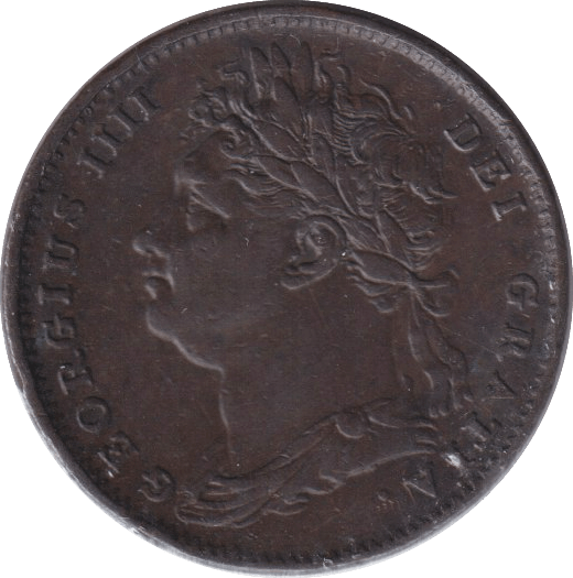 1822 FARTHING ( EF ) - FARTHING - Cambridgeshire Coins