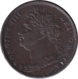 1822 FARTHING ( EF ) - FARTHING - Cambridgeshire Coins