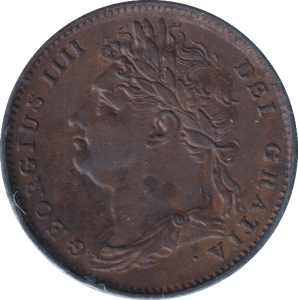 1822 FARTHING ( EF ) - FARTHING - Cambridgeshire Coins