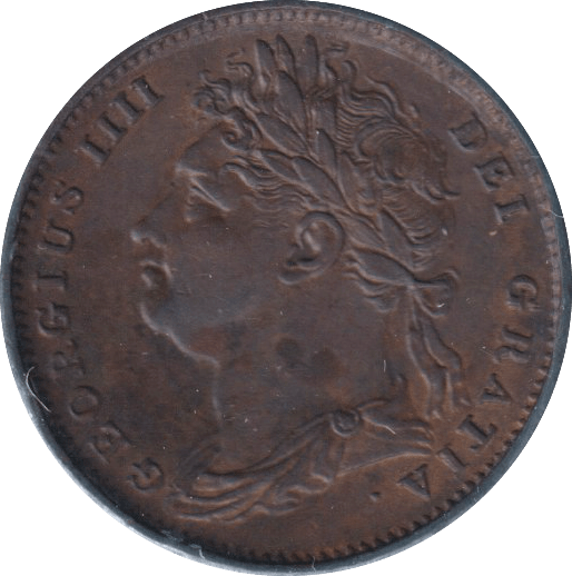 1822 FARTHING ( EF ) - FARTHING - Cambridgeshire Coins