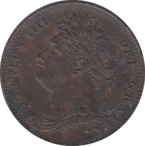 1822 FARTHING ( EF ) - FARTHING - Cambridgeshire Coins