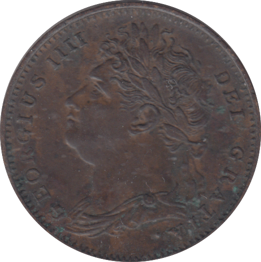 1822 FARTHING ( EF ) - FARTHING - Cambridgeshire Coins