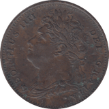1822 FARTHING ( EF ) - FARTHING - Cambridgeshire Coins