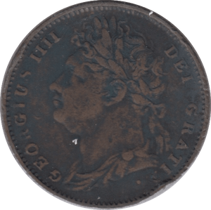 1822 FARTHING ( FINE ) - Farthing - Cambridgeshire Coins
