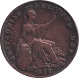 1822 FARTHING ( FINE ) - FARTHING - Cambridgeshire Coins