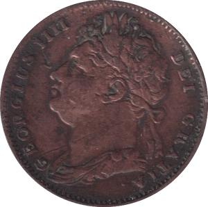 1822 FARTHING ( FINE ) - FARTHING - Cambridgeshire Coins